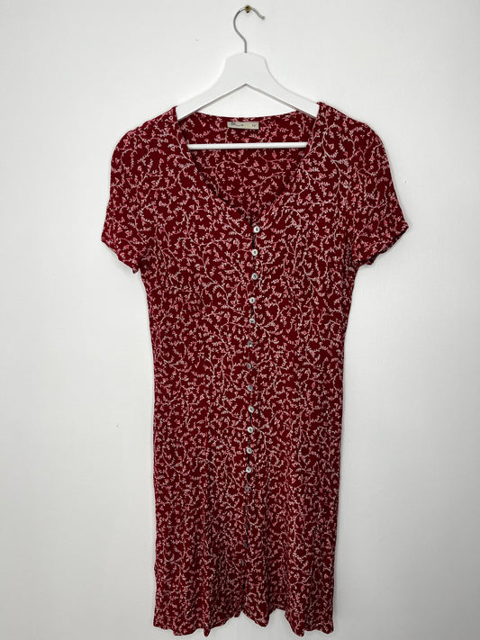Button Down Autumnal Vintage Dress