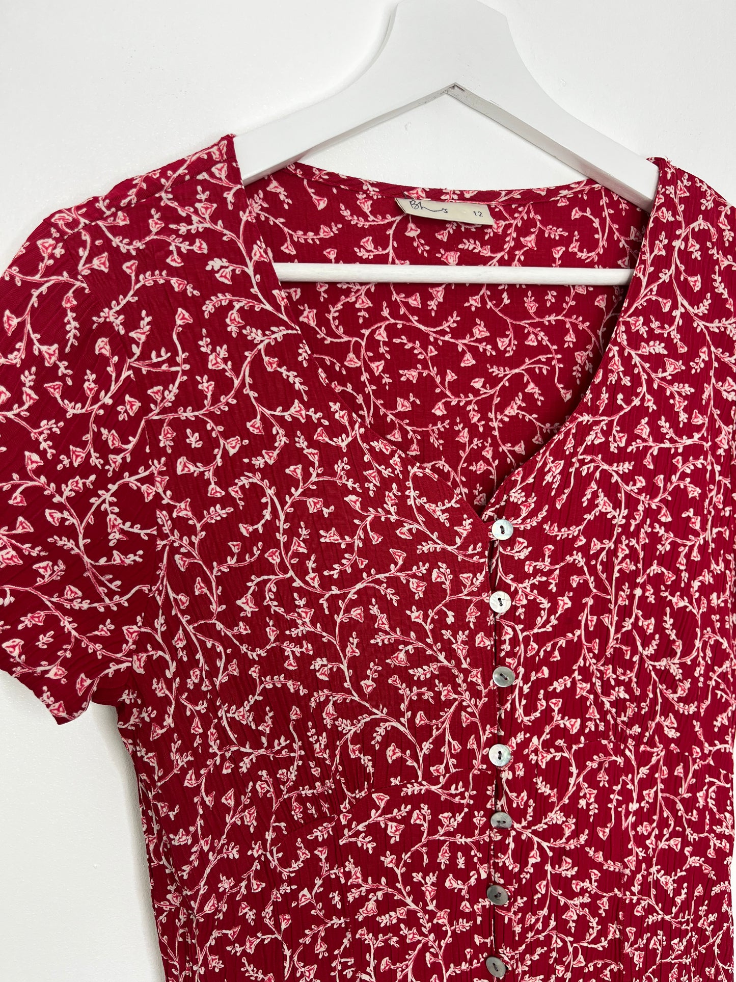 Button Down Autumnal Vintage Dress