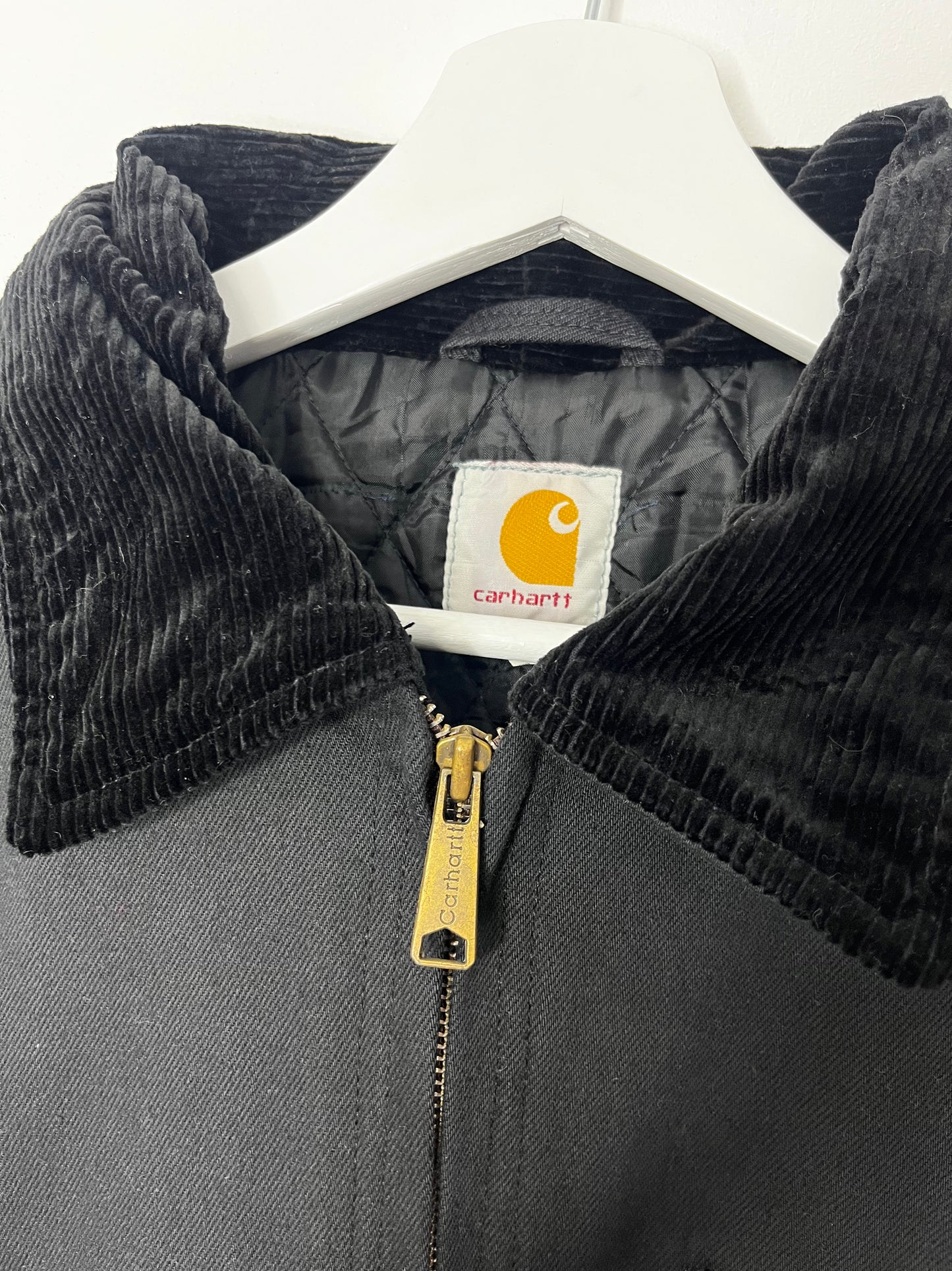 Cord Collar Black Carhartt Jacket