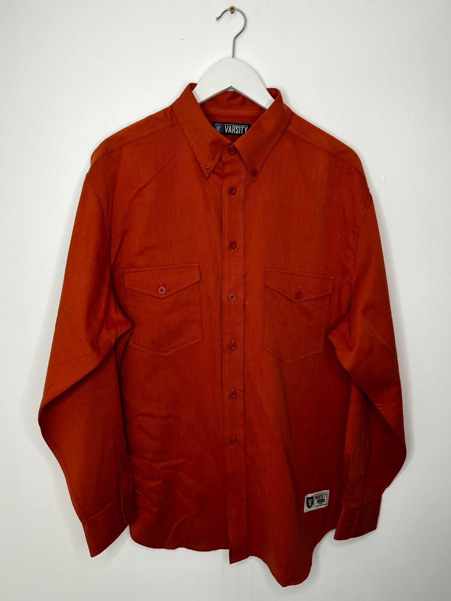 Long Sleeve Vintage Orange Shirt