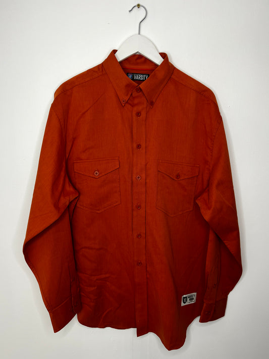 Long Sleeve Vintage Orange Shirt