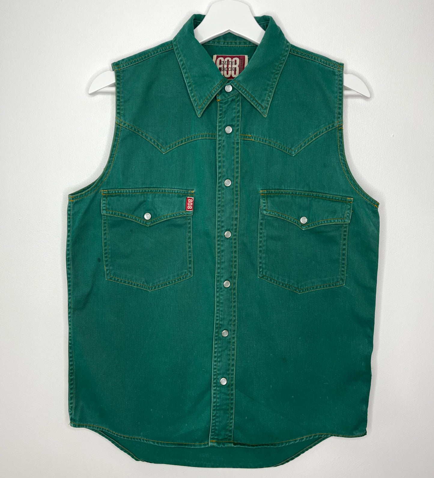 Sleeveless Green Vintage Shirt