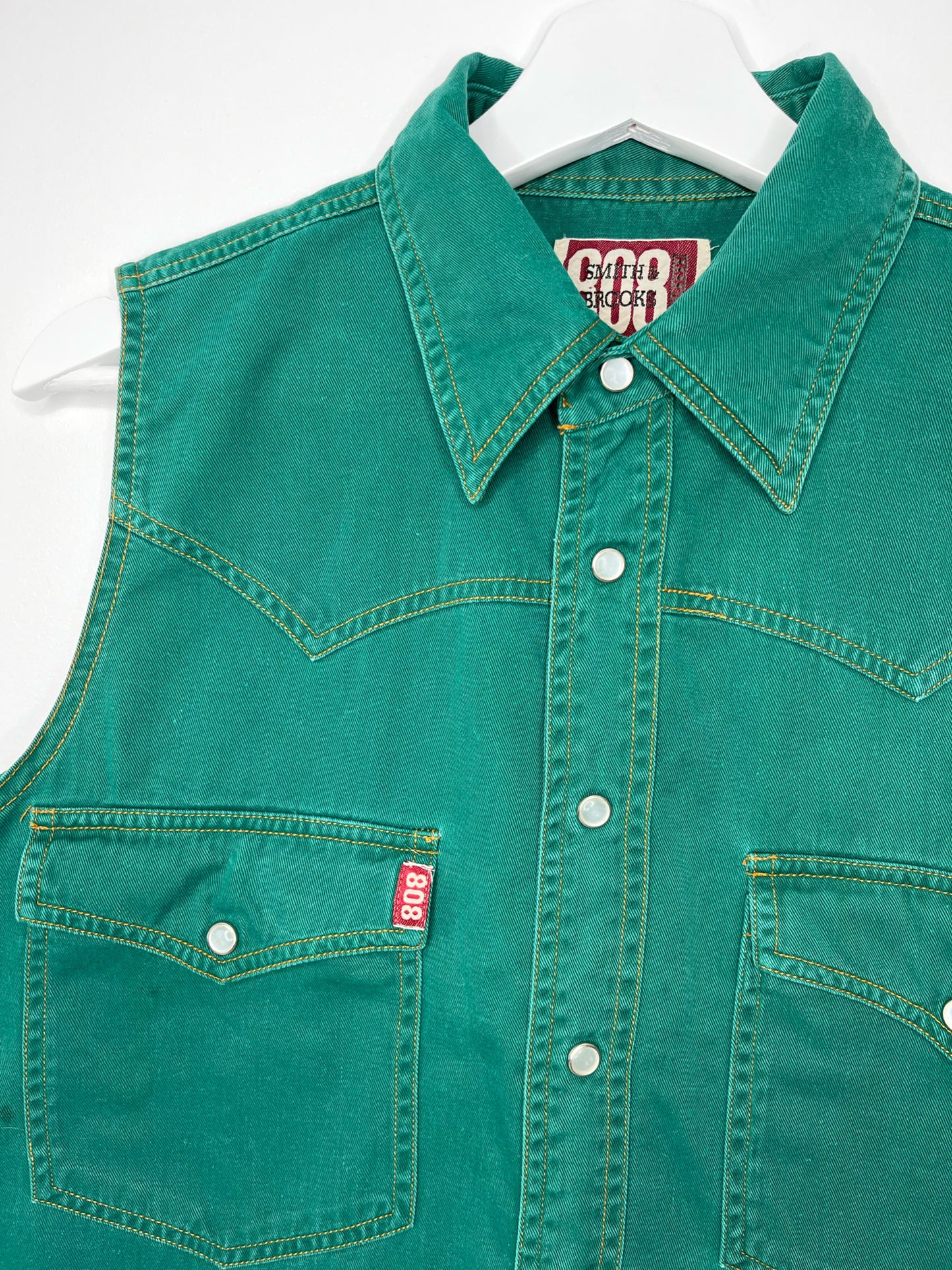 Sleeveless Green Vintage Shirt