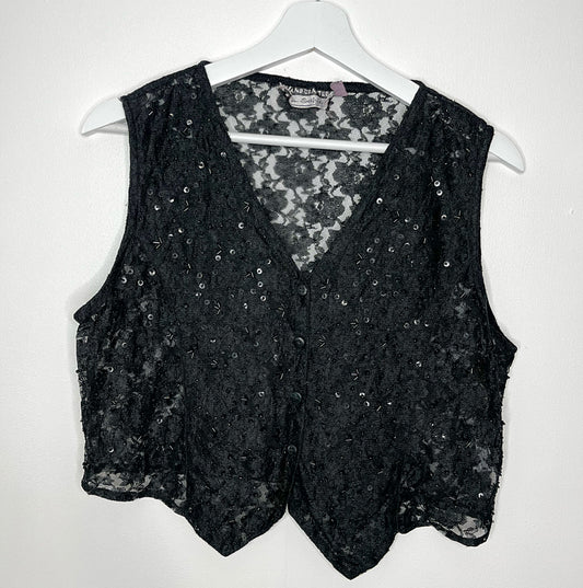 True Vintage Lace Waistcoat