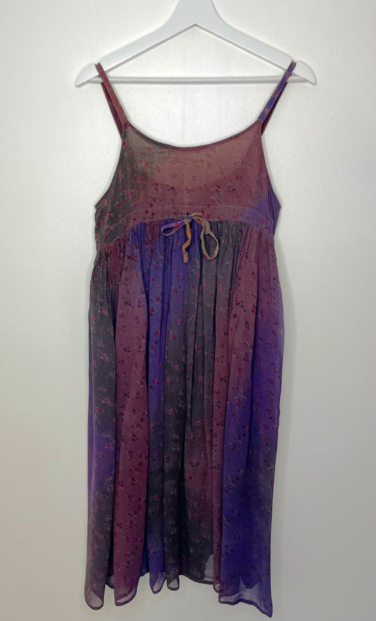 Warm Tone Vintage Strap Dress