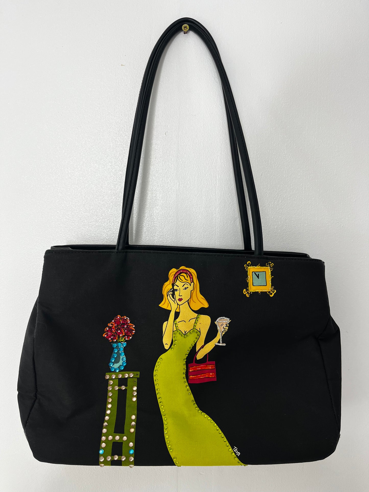 Y2k Black Picture Shoulder Bag