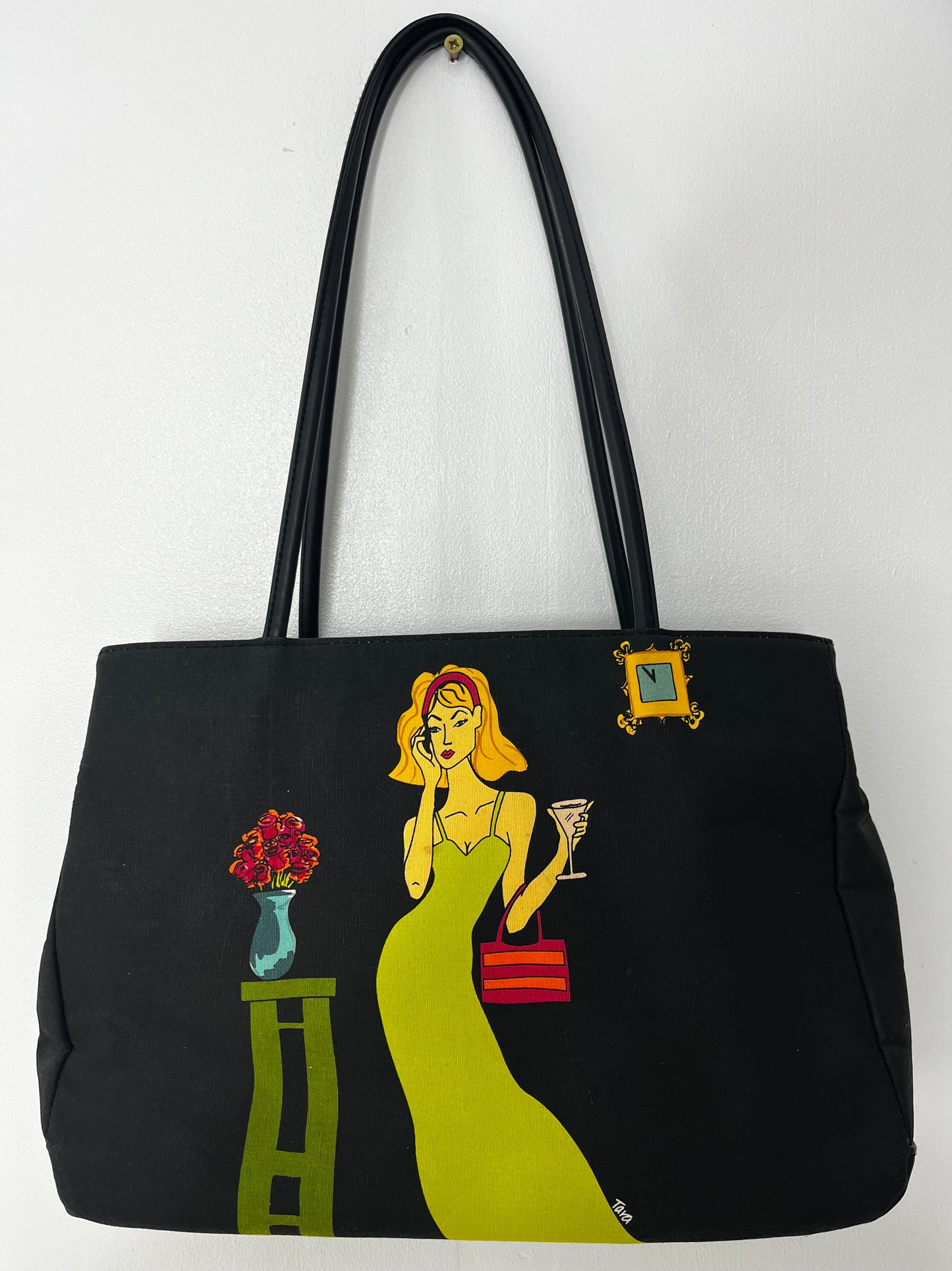 Y2k Black Picture Shoulder Bag