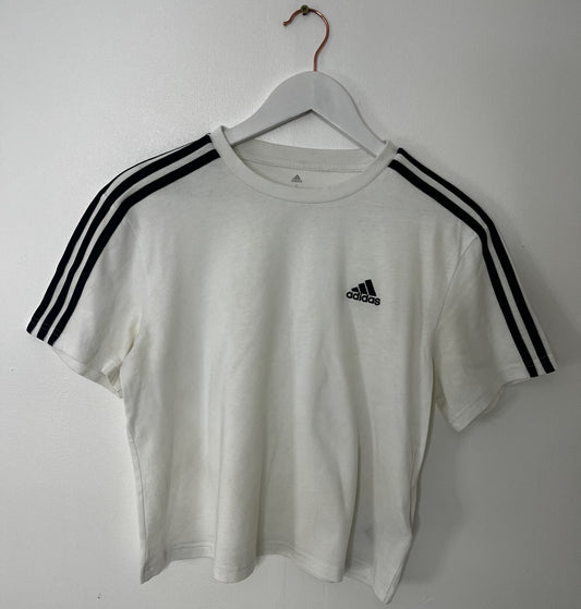 White Adidas Top