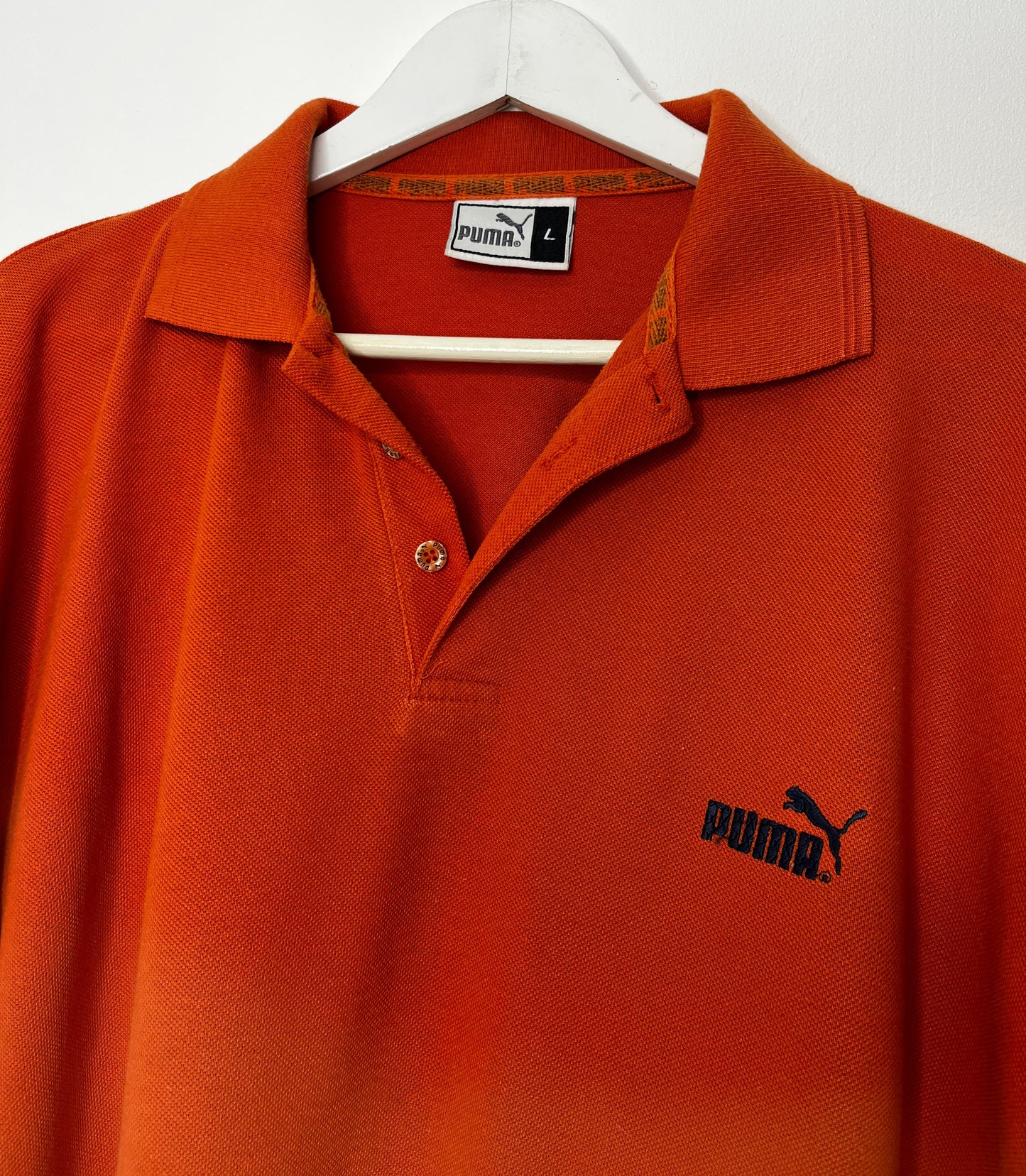 Orange Puma Polo