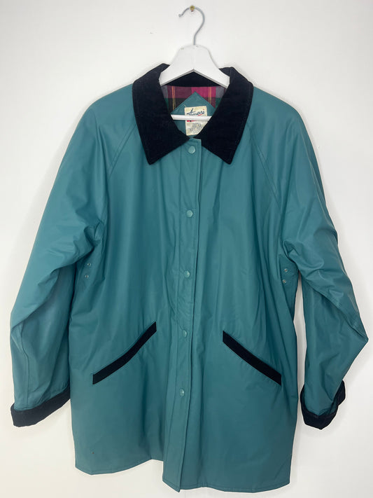 Checked Lining Green Vintage Jacket