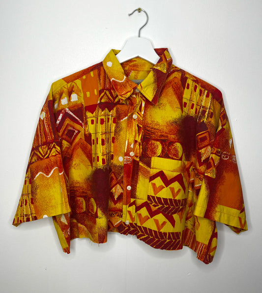 Rough Crop Sunset Vintage Shirt