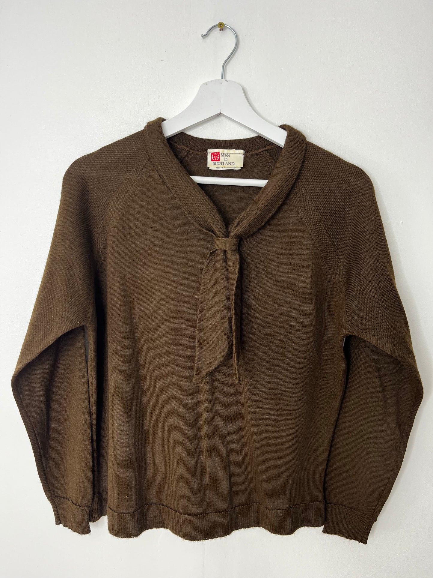 True Vintage Brown Light Jumper