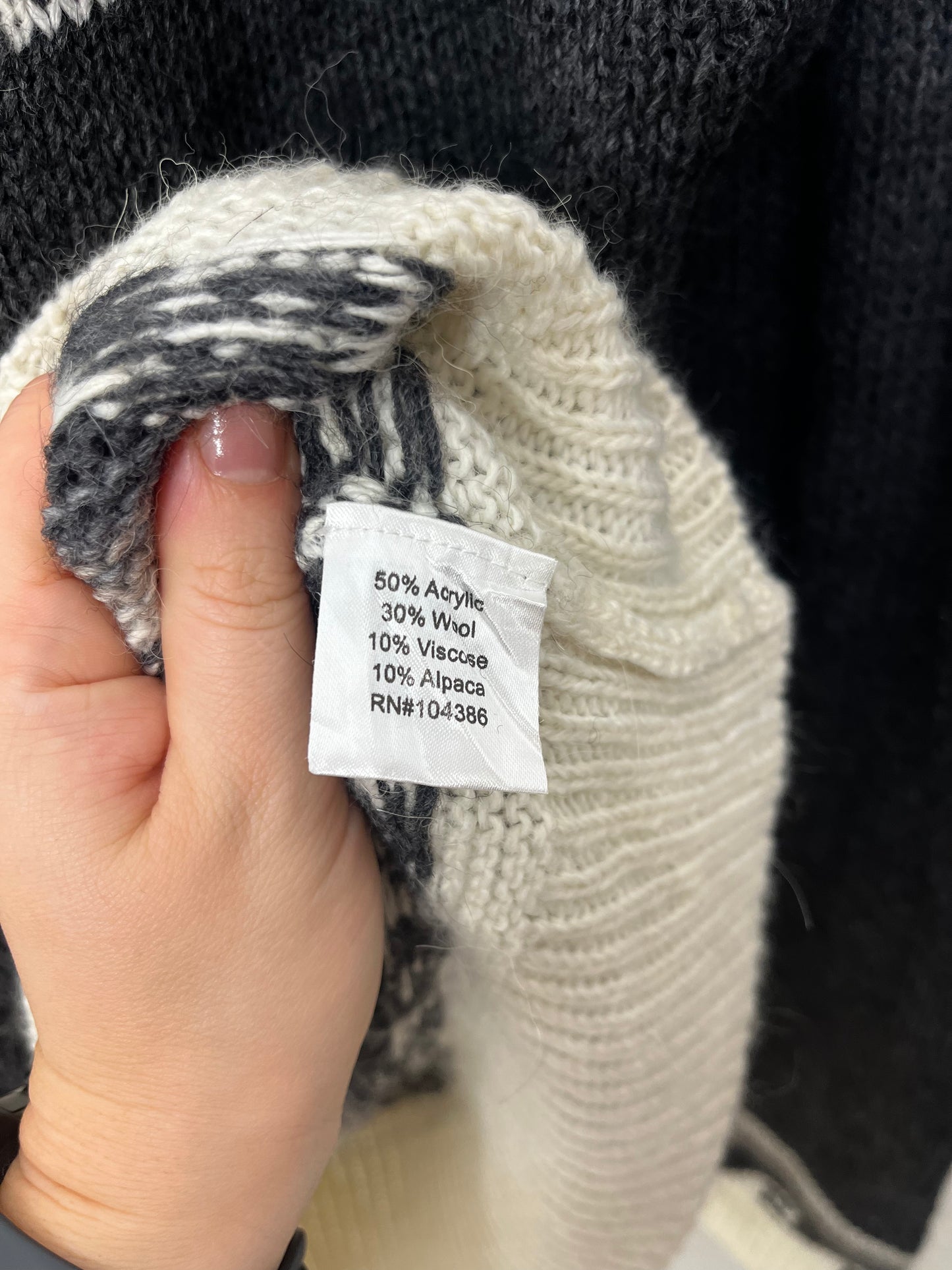 Grey Slouchy Vintage Jumper