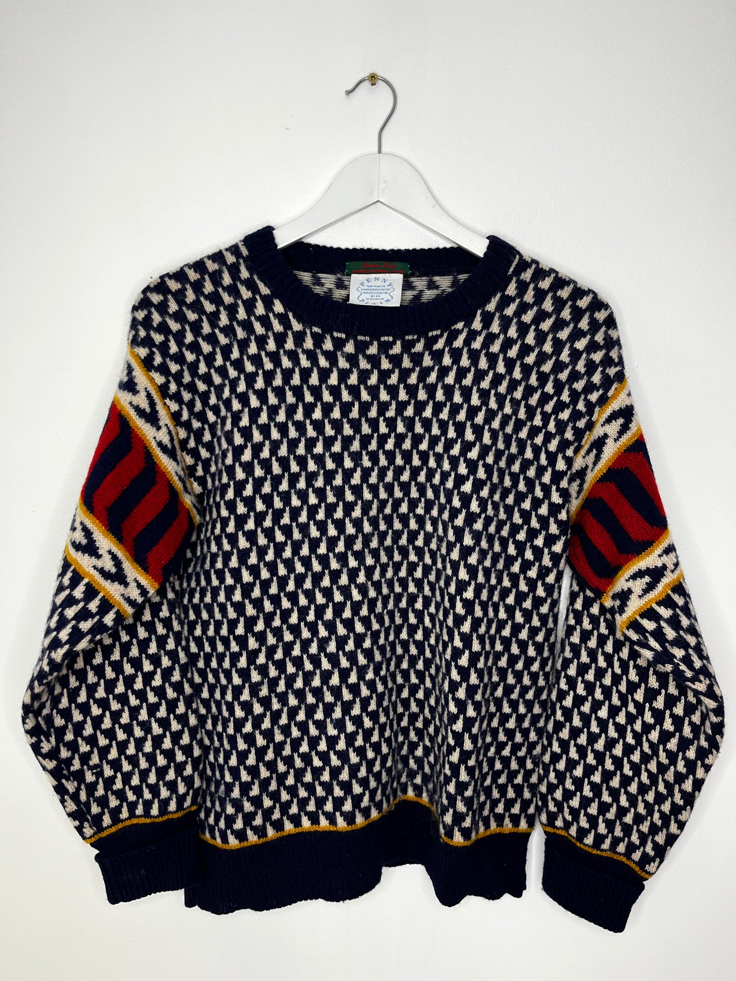 True Vintage Wool Navy Jumper
