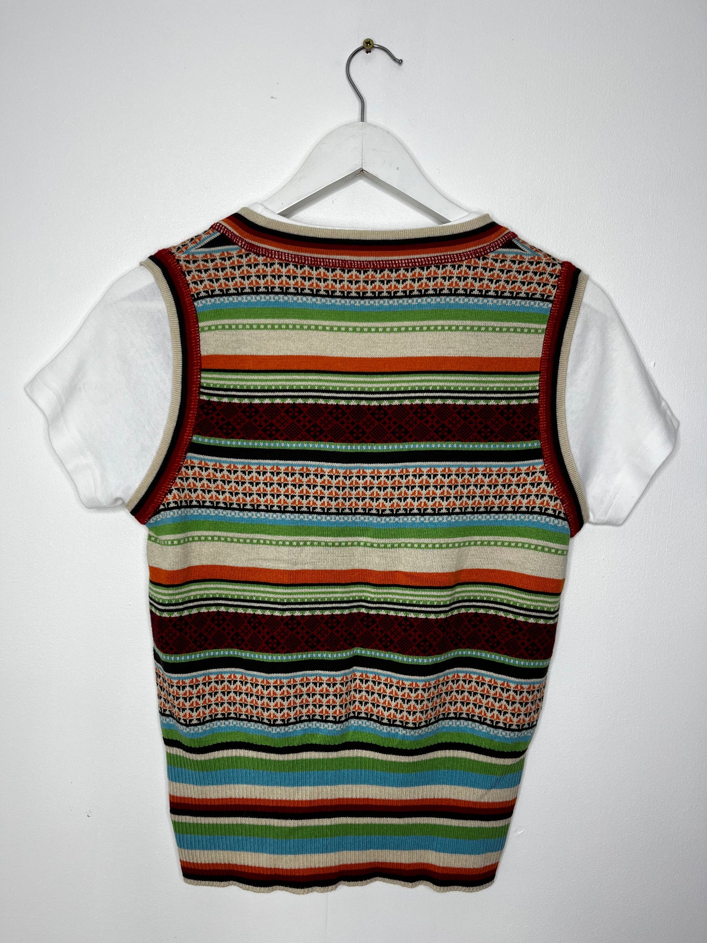 Attached Sweater Vest Vintage Top