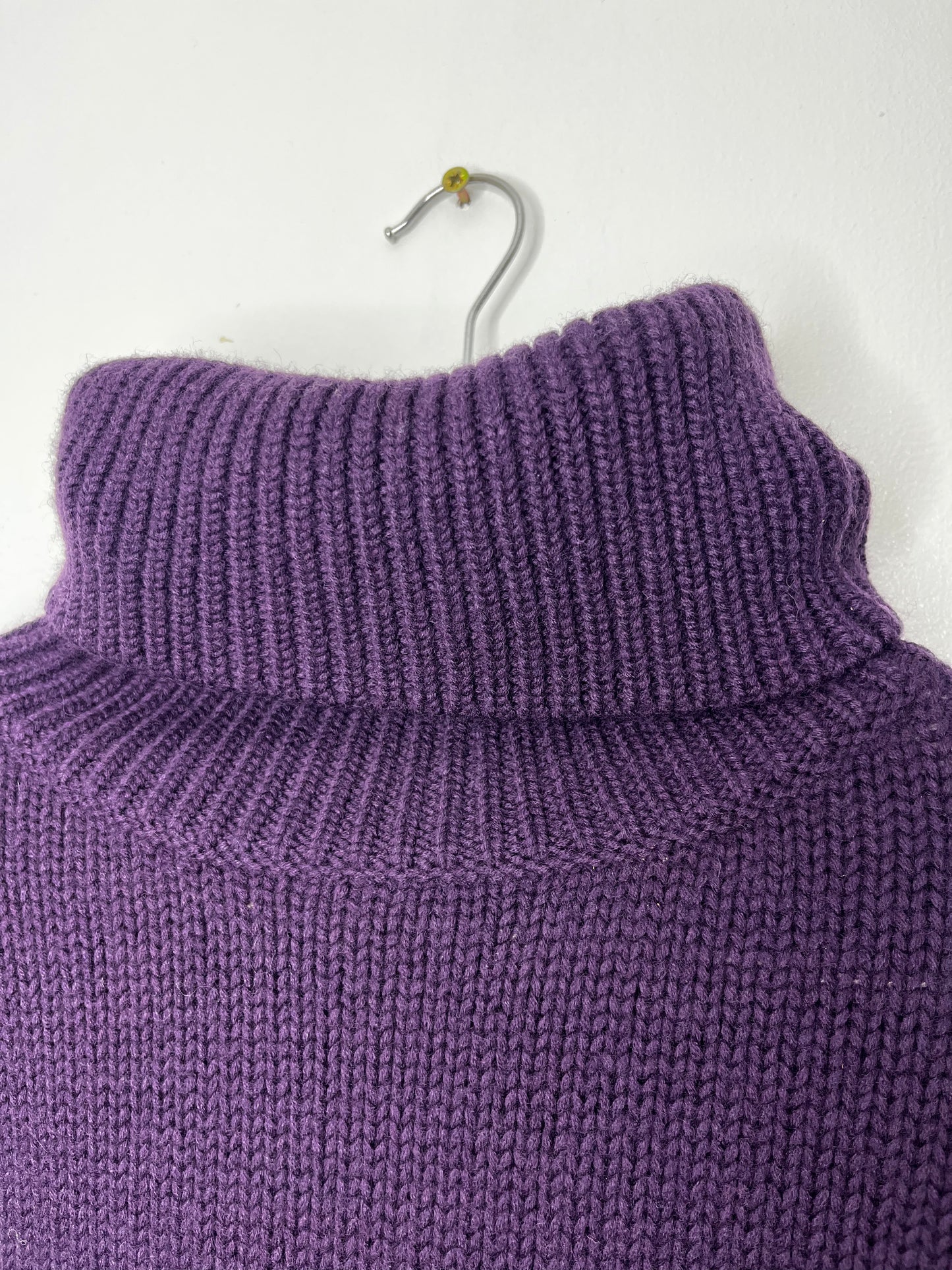 Purple Hobbs Vintage Turtleneck Jumper