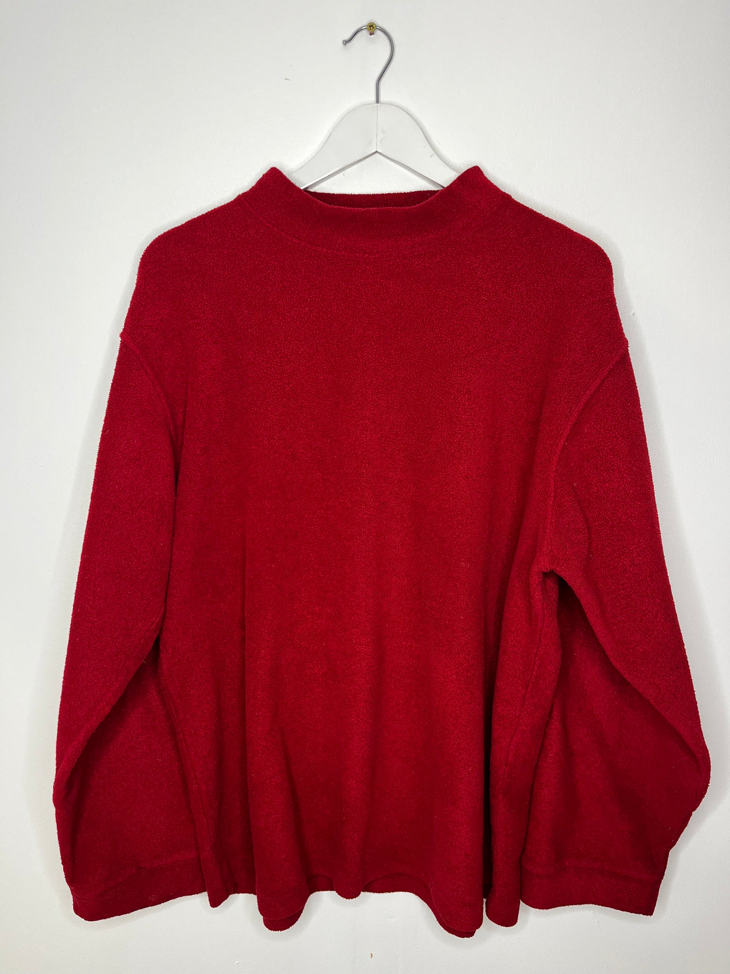 Red Fleece Vintage Jumper