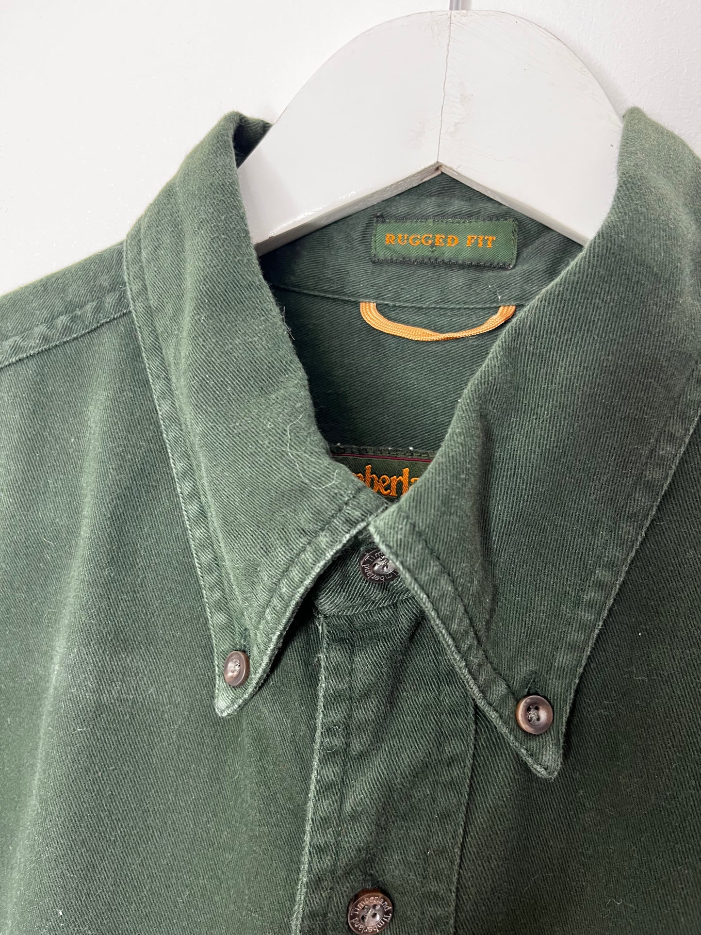 Forest Green Pure Cotton Vintage Timberland Shirt