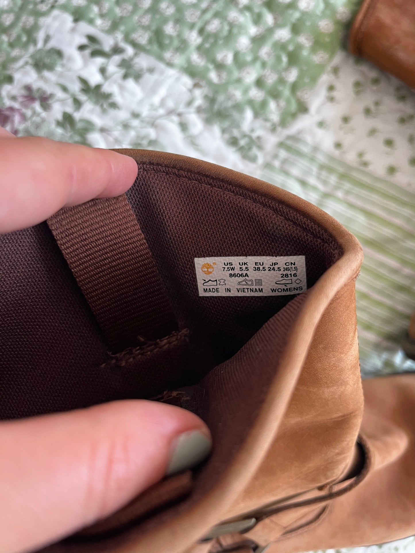 Brown Vintage Timberland Boots