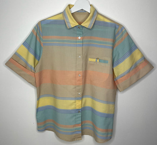 Casual Pastel Vintage Blouse