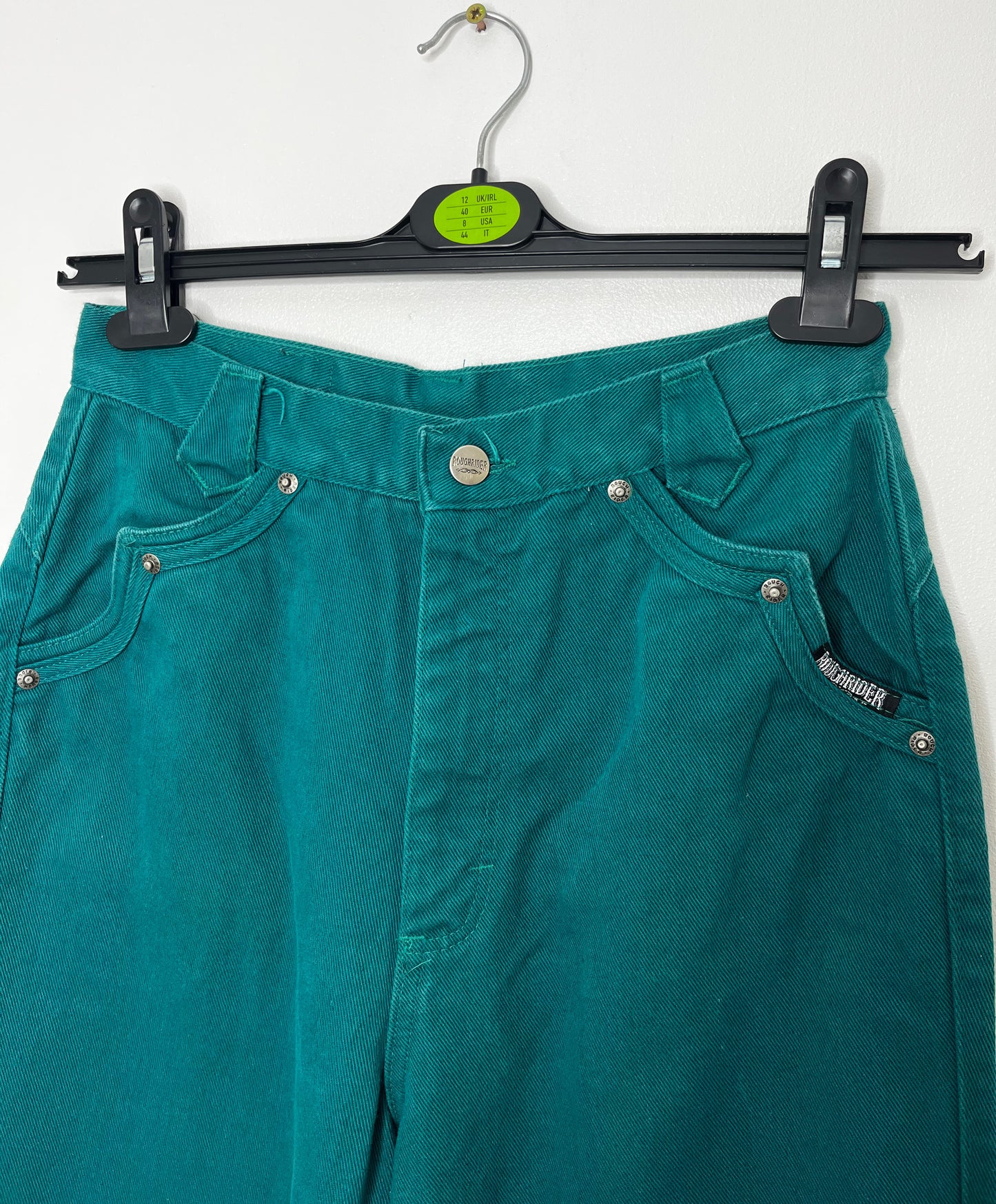 Highwaisted Teal Vintage Jeans