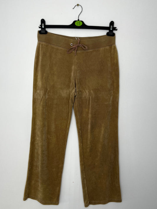 Y2k Camel Velour Trousers