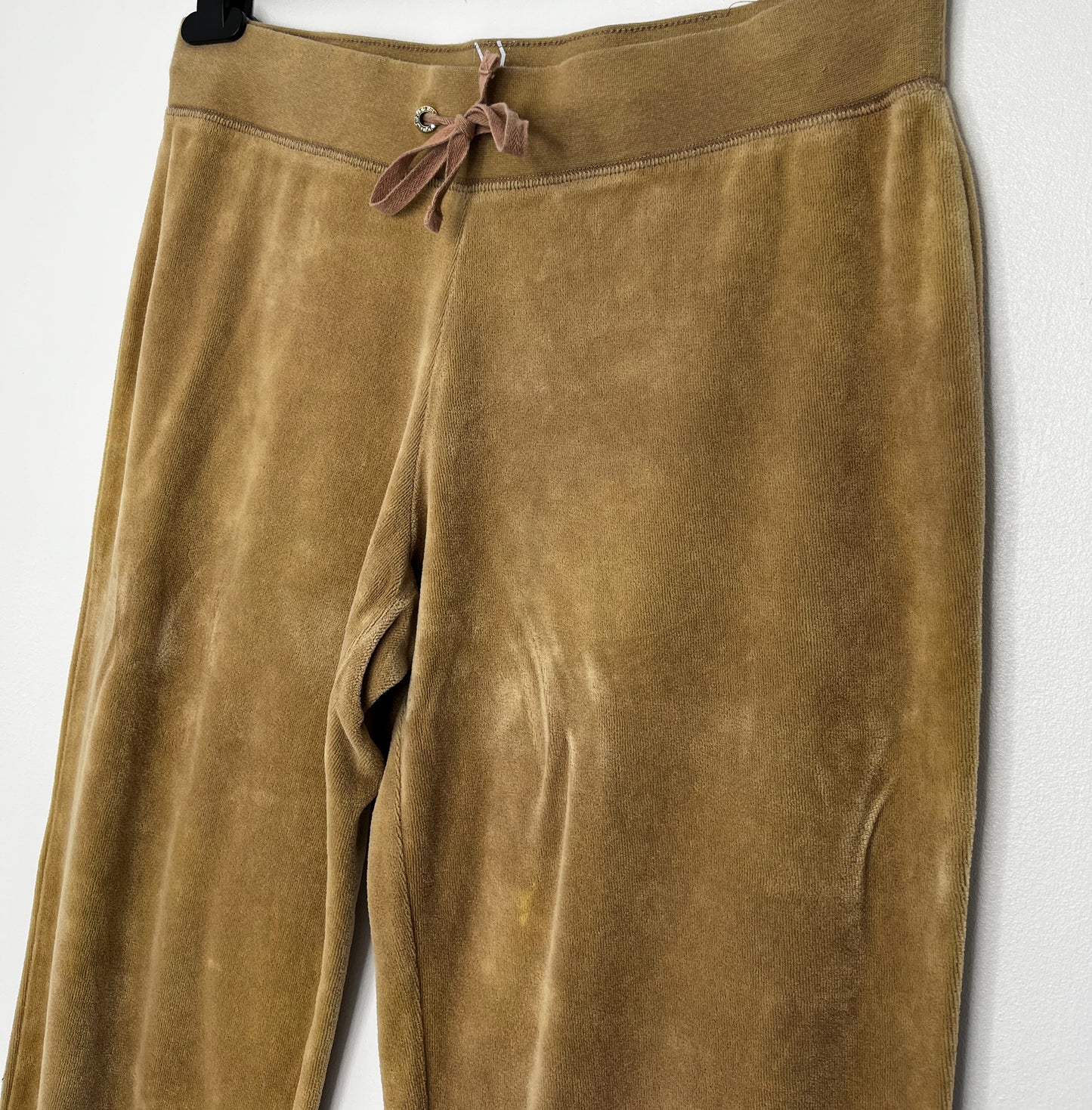 Y2k Camel Velour Trousers