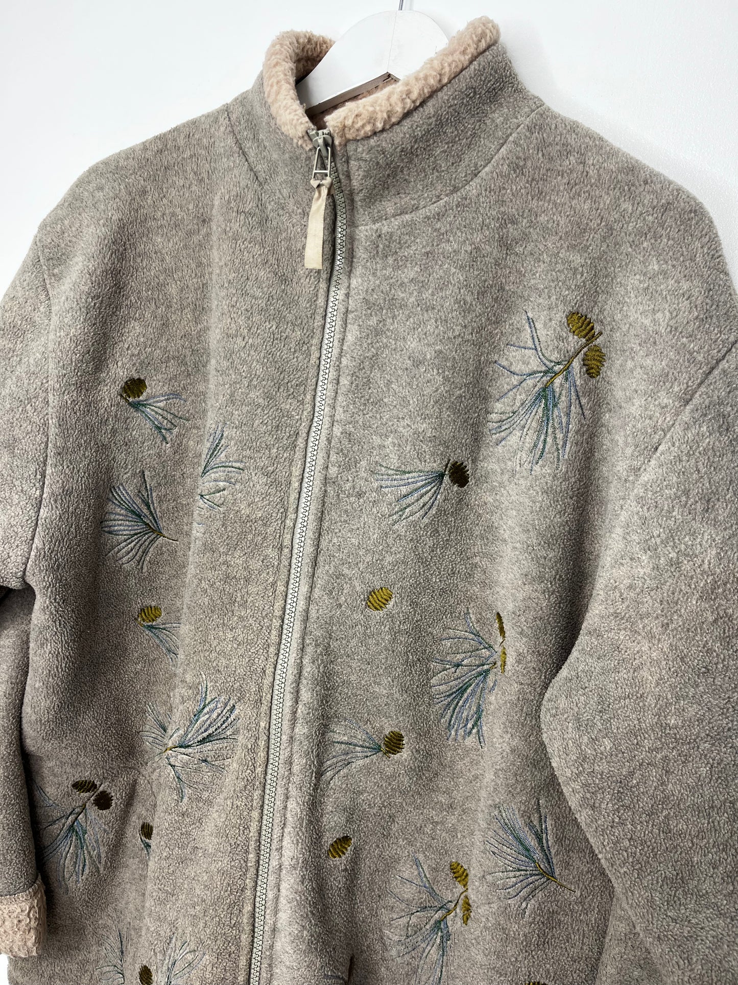 Cosy Vintage Beige Fleece Jacket