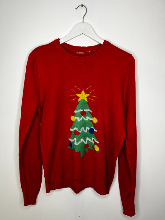Red Christmas Tree Jumper