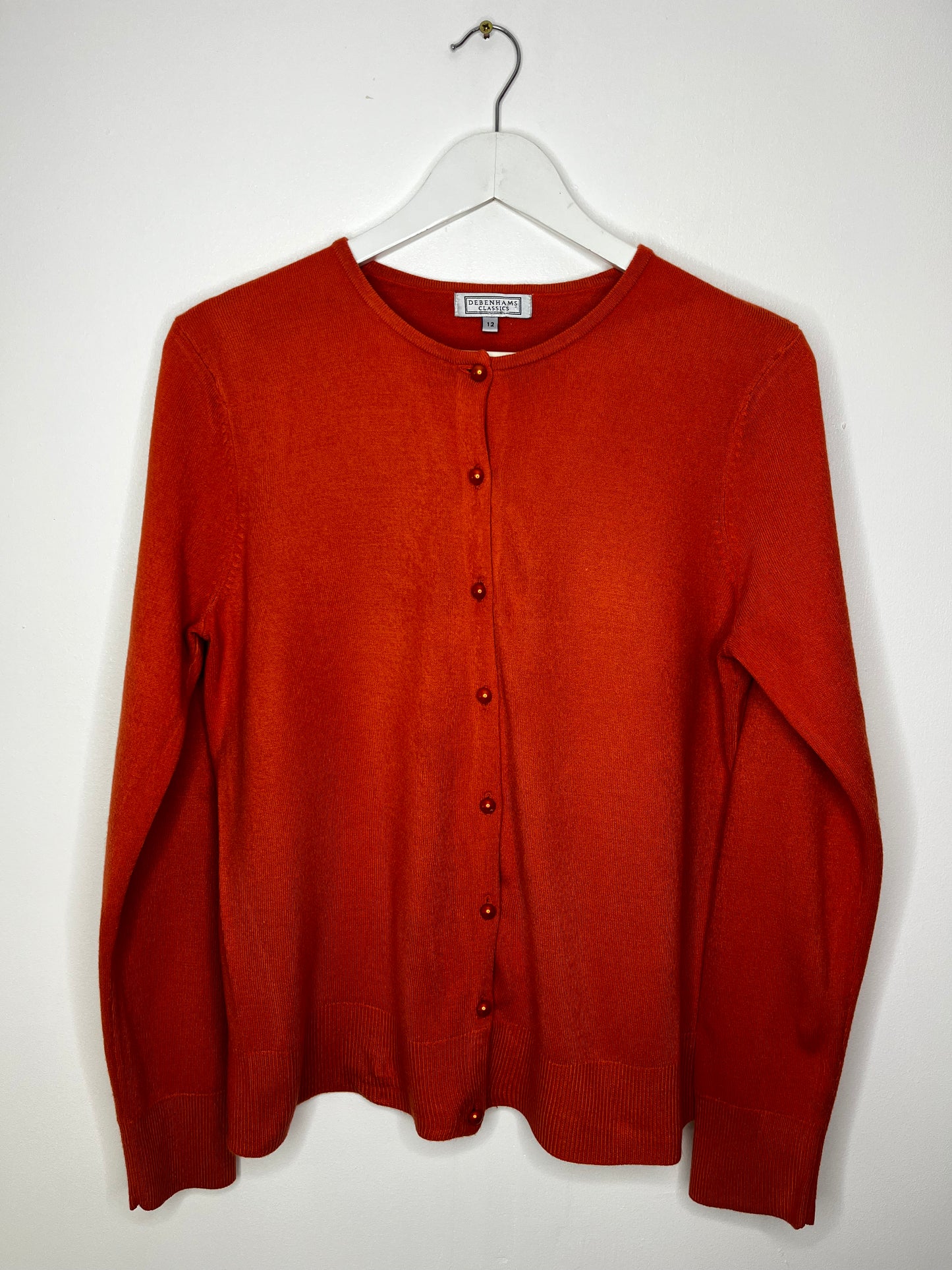 Burnt Orange Vintage Cardigan