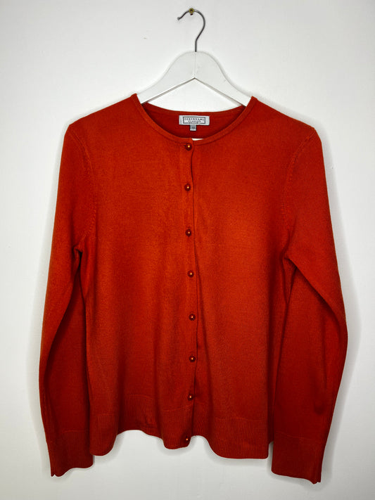 Burnt Orange Vintage Cardigan