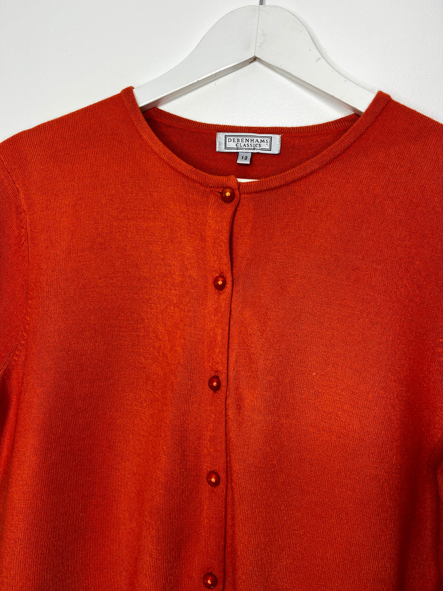 Burnt Orange Vintage Cardigan