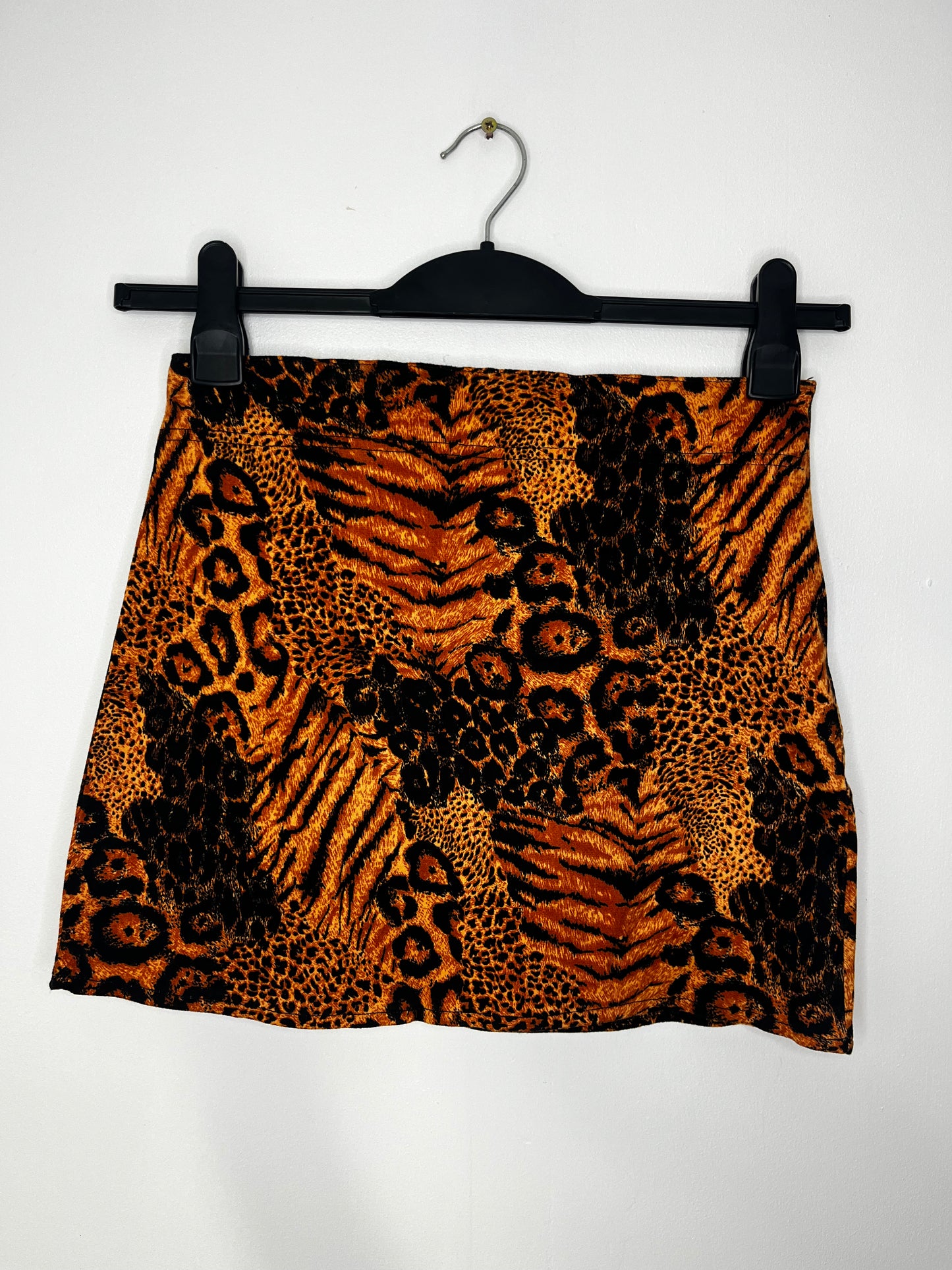 Animal Print Mini Skirt