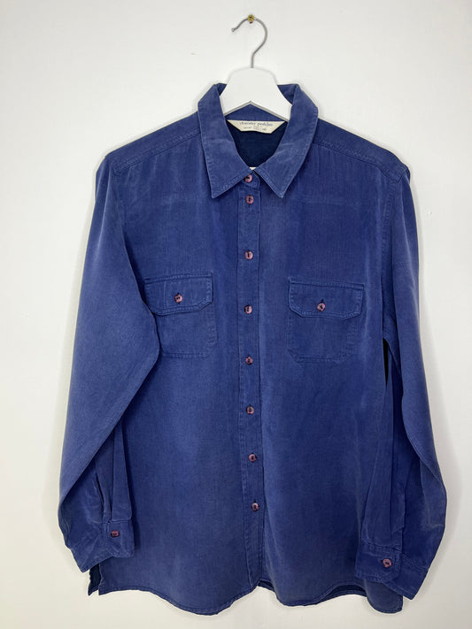 Every day Blue Casual Vintage Shirt