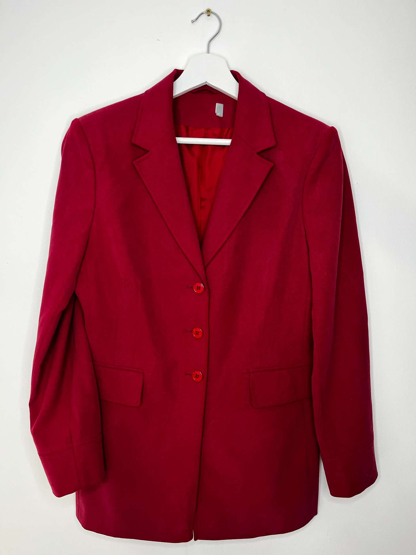 Classic Red Vintage Blazer