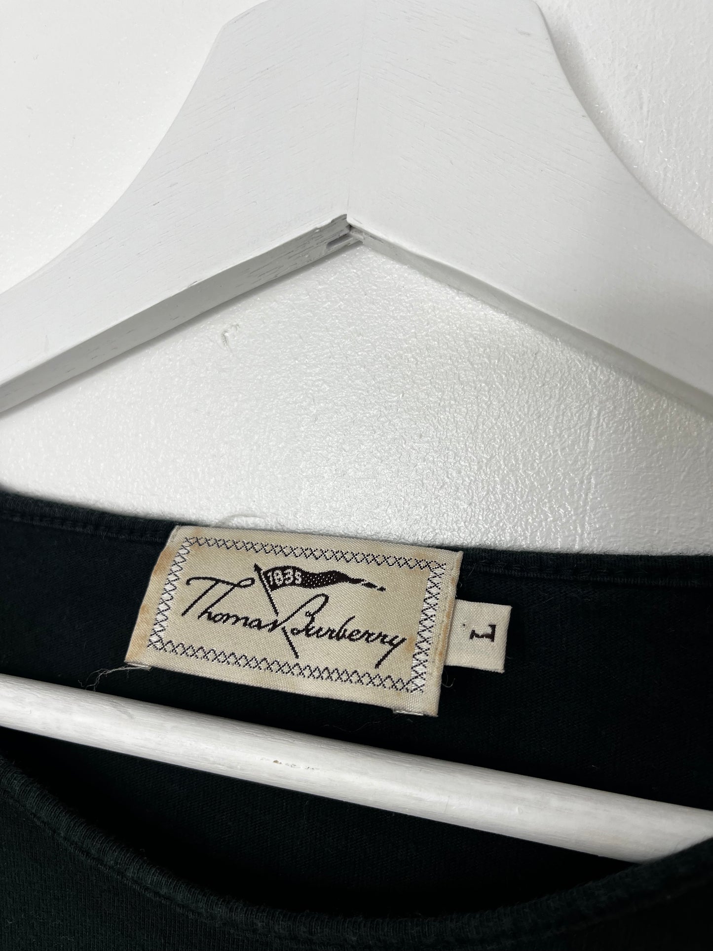 True Vintage Thomas Burberry Black Top