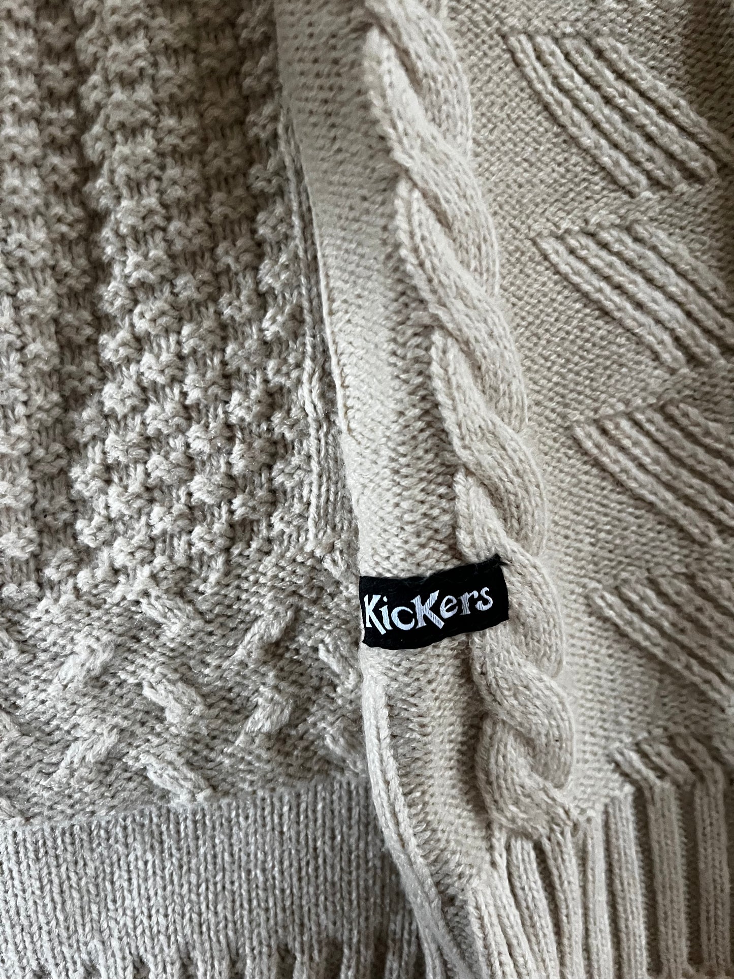 Cream Vintage Kickers Knitted Jumper