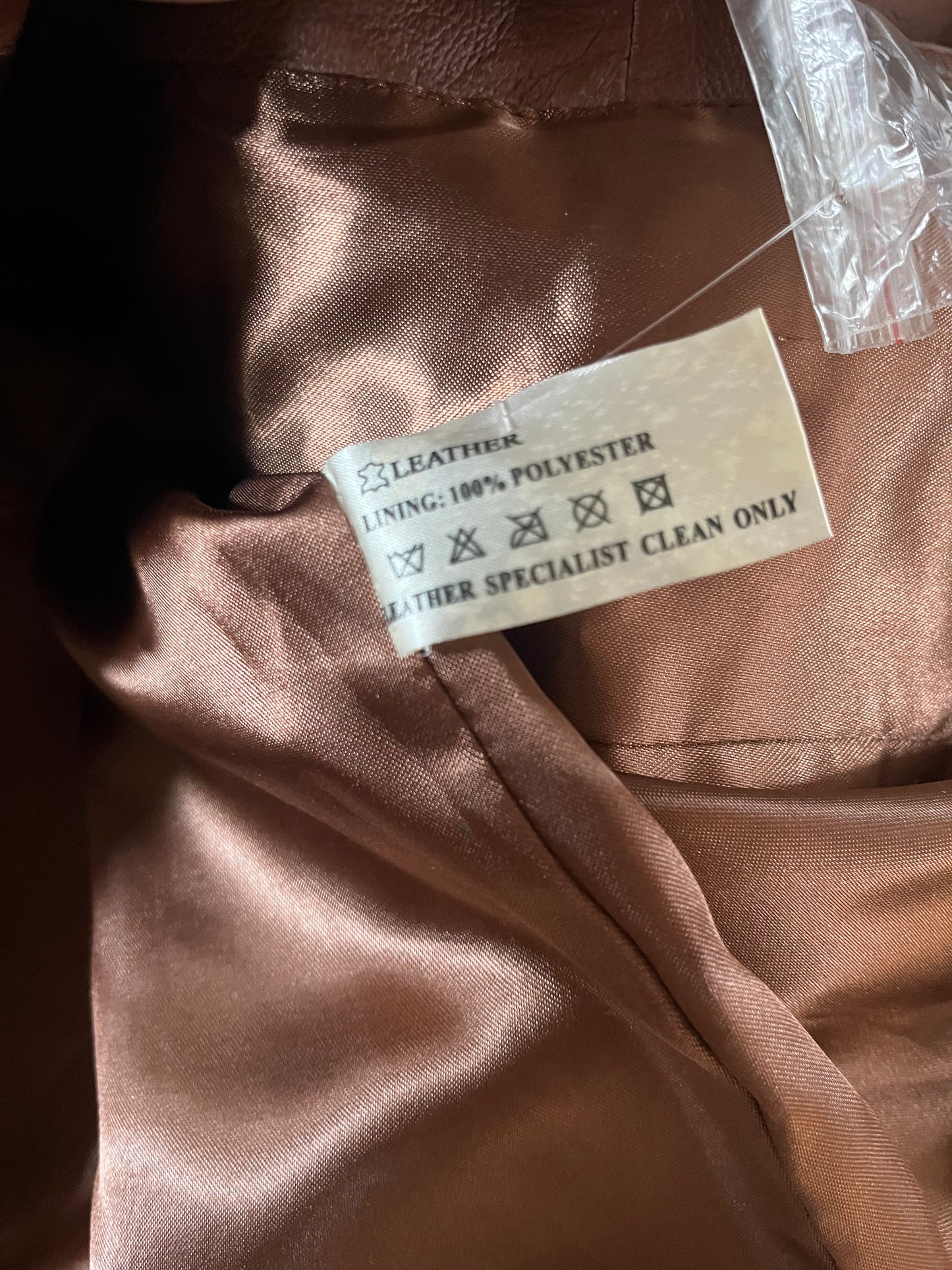 Brown Leather Vintage Jacket