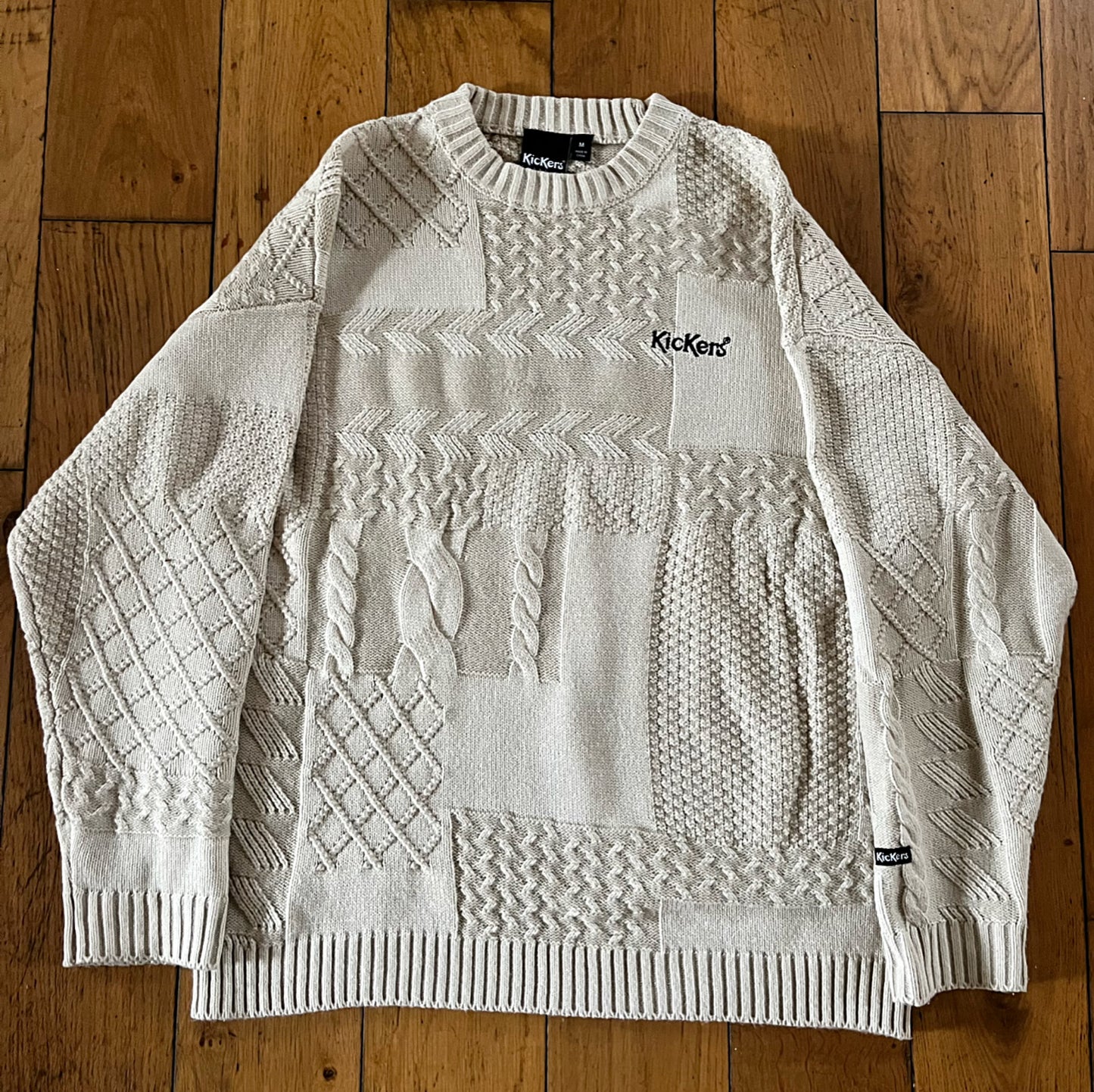 Cream Vintage Kickers Knitted Jumper