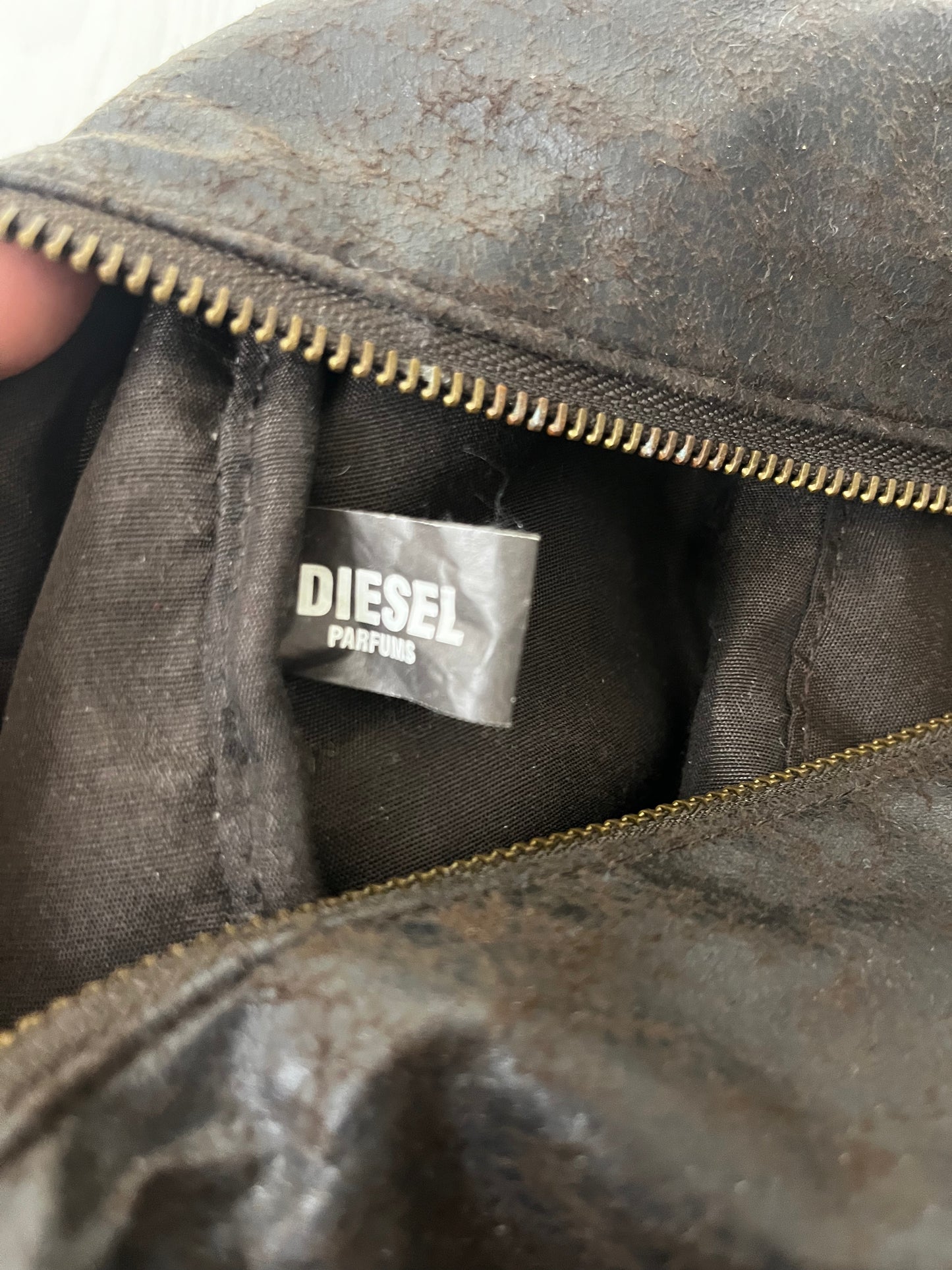 Brown Vintage Fuel For Life Diesel Bag