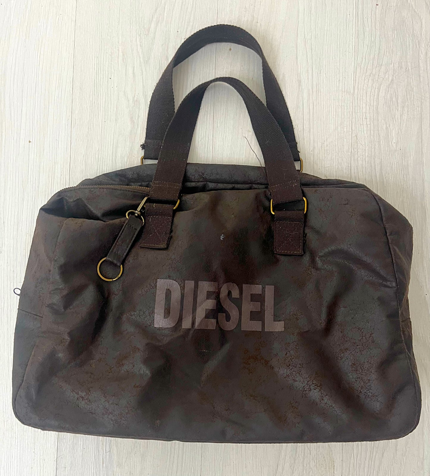 Brown Vintage Fuel For Life Diesel Bag