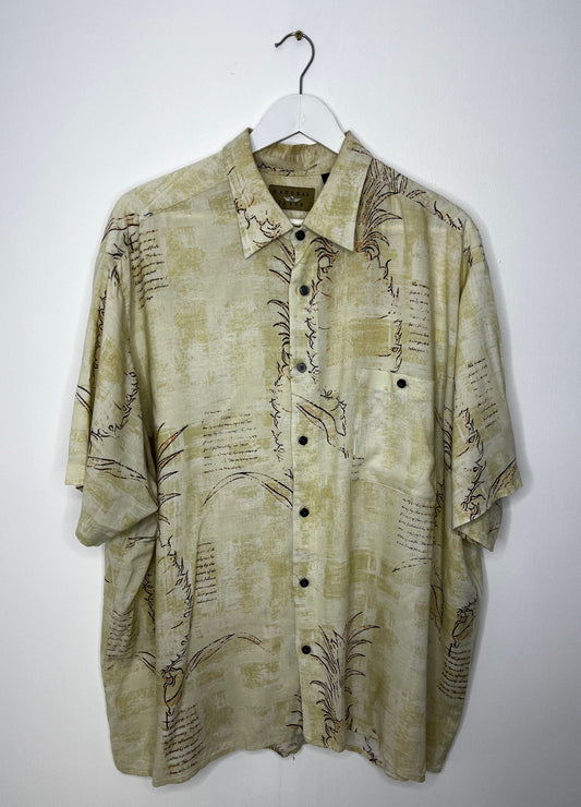 Cream Oversized Vintage Shirt