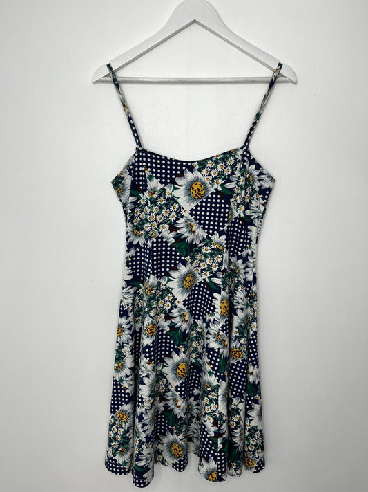 Vintage Daisy Strap Dress