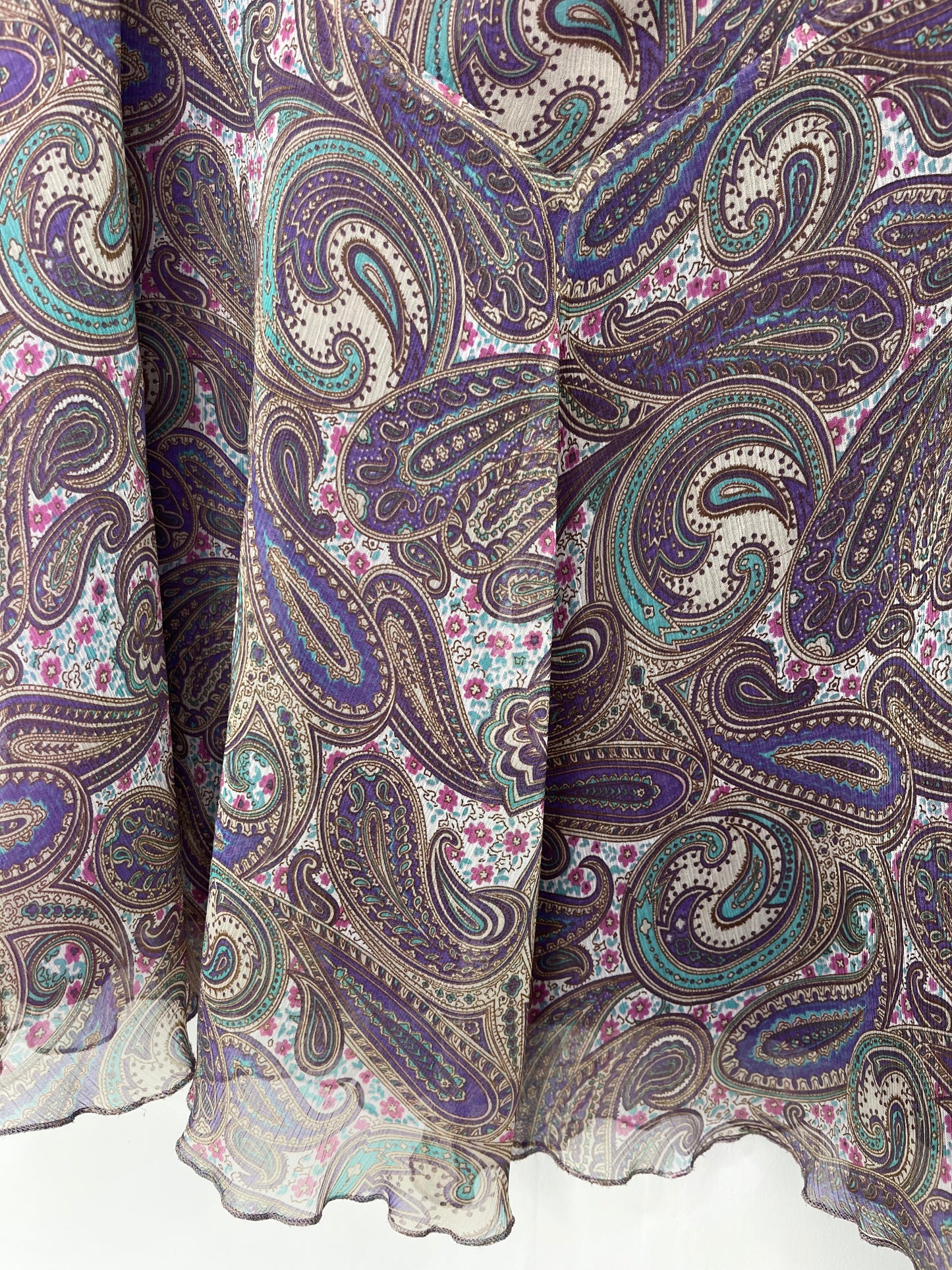 Paisley Vintage Midi Skirt