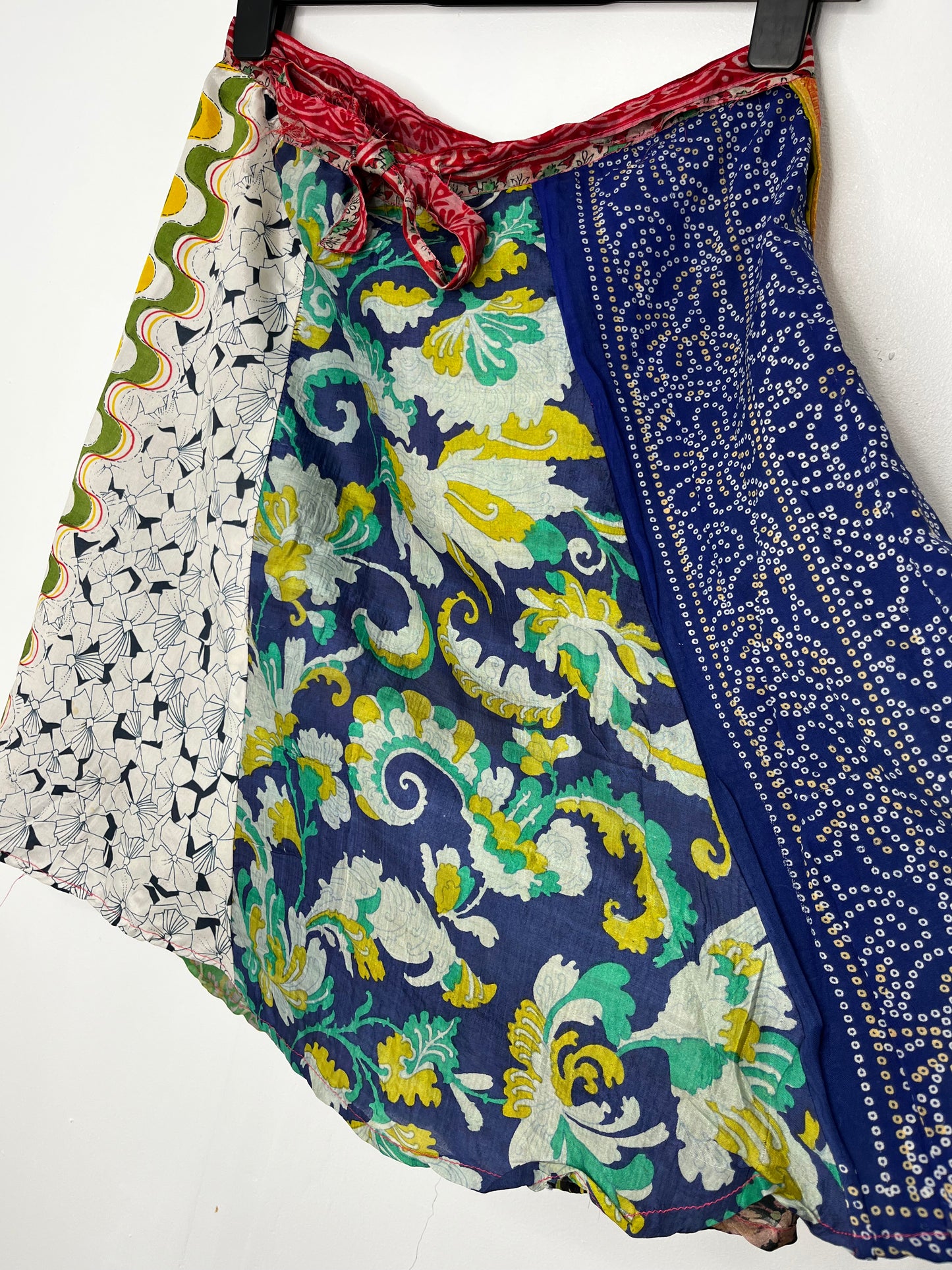 Pure Silk Vintage Wrap Sarong Skirt