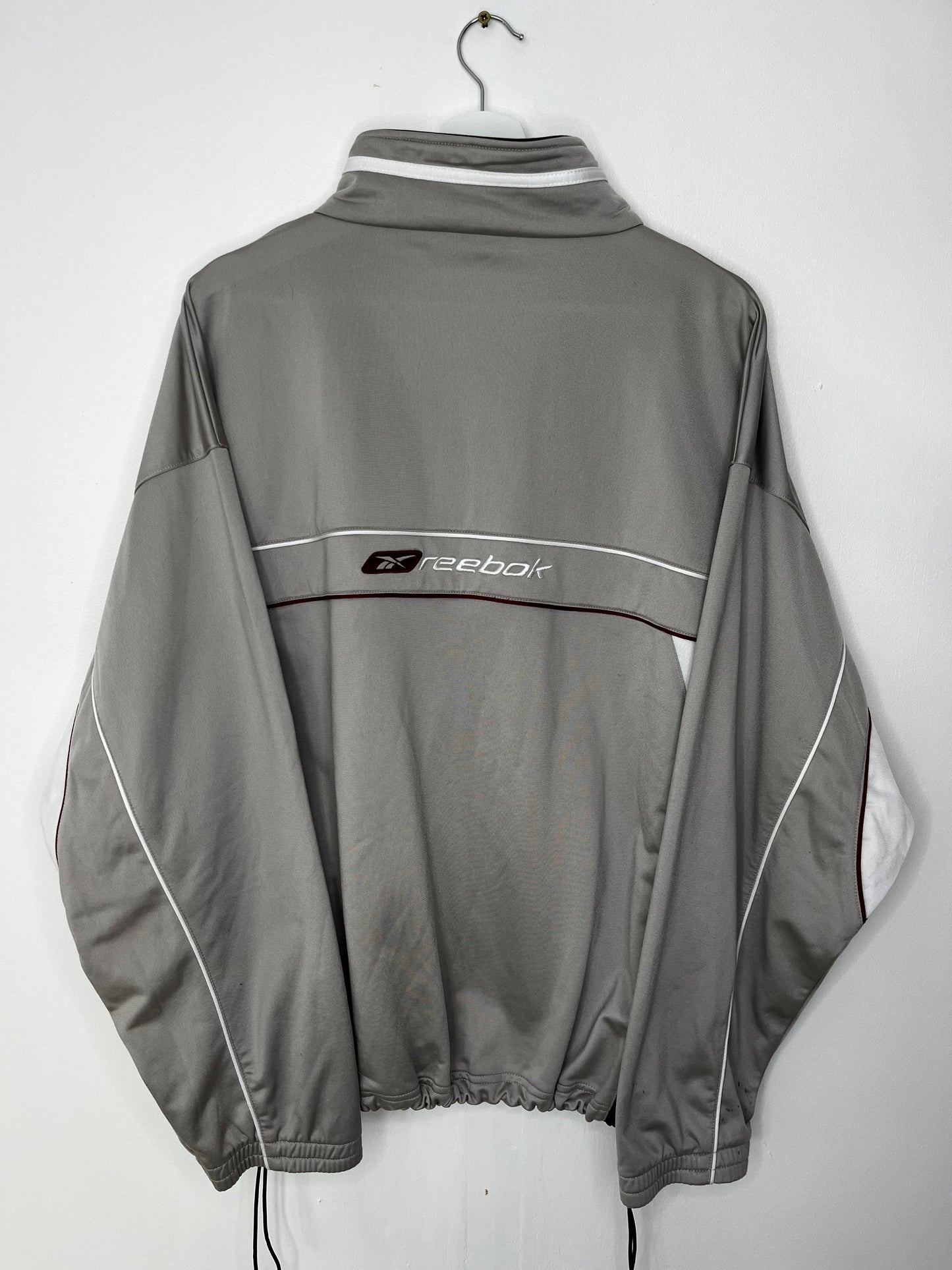 True Vintage Grey & Khaki Reebok Track Jacket