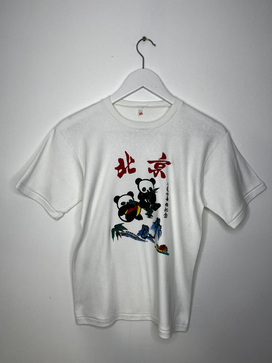 White Cute Panda Top