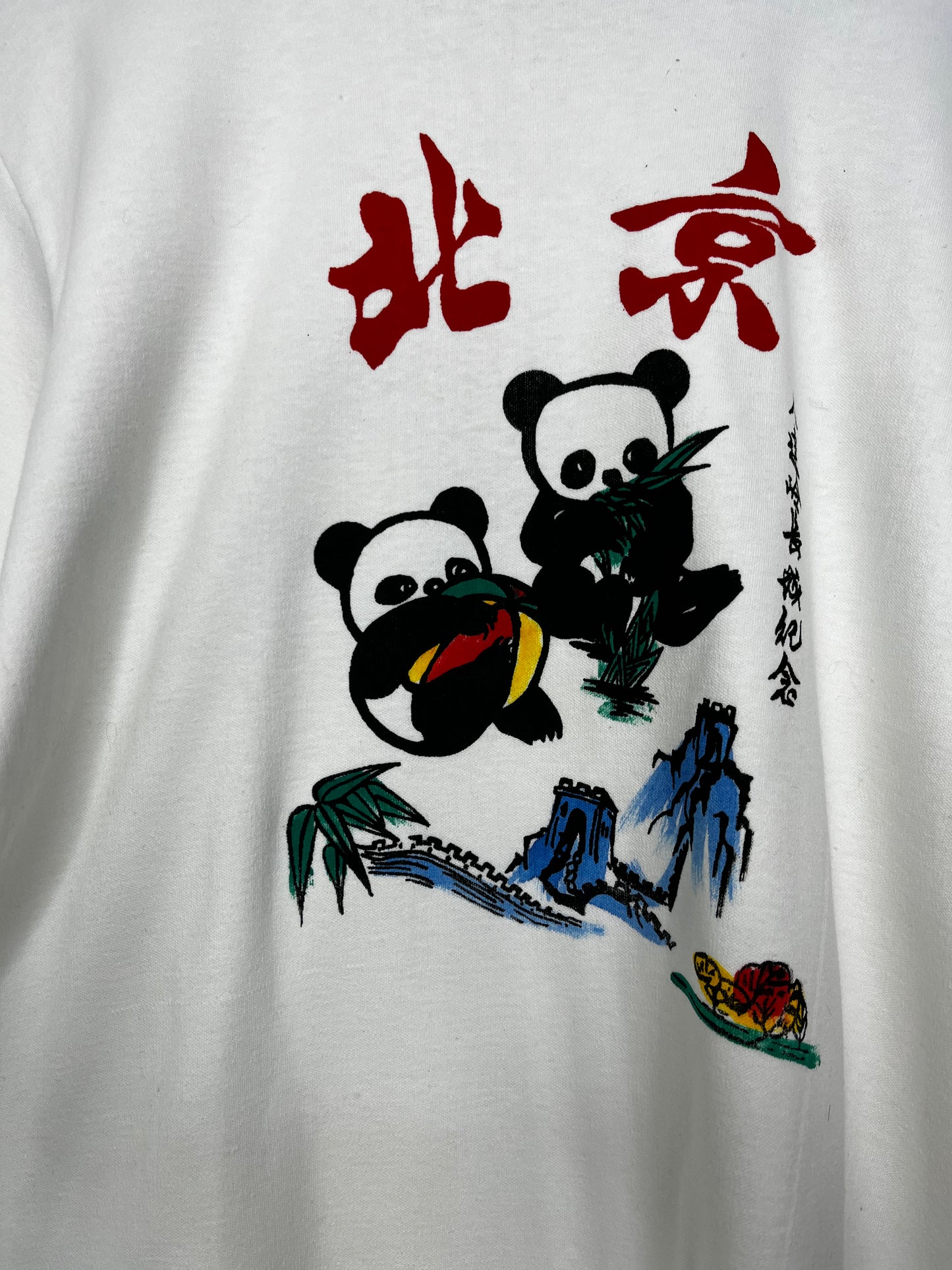 White Cute Panda Top