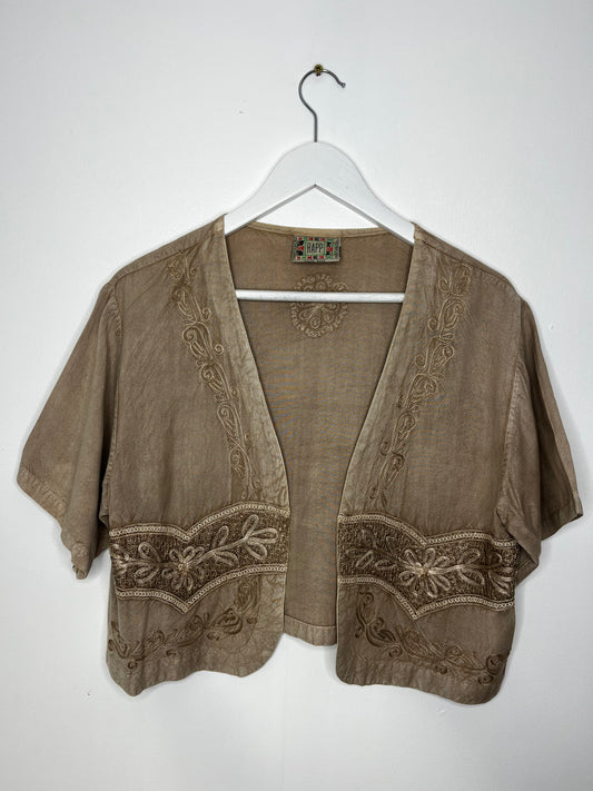 Vintage Boho Buttonless Blouse