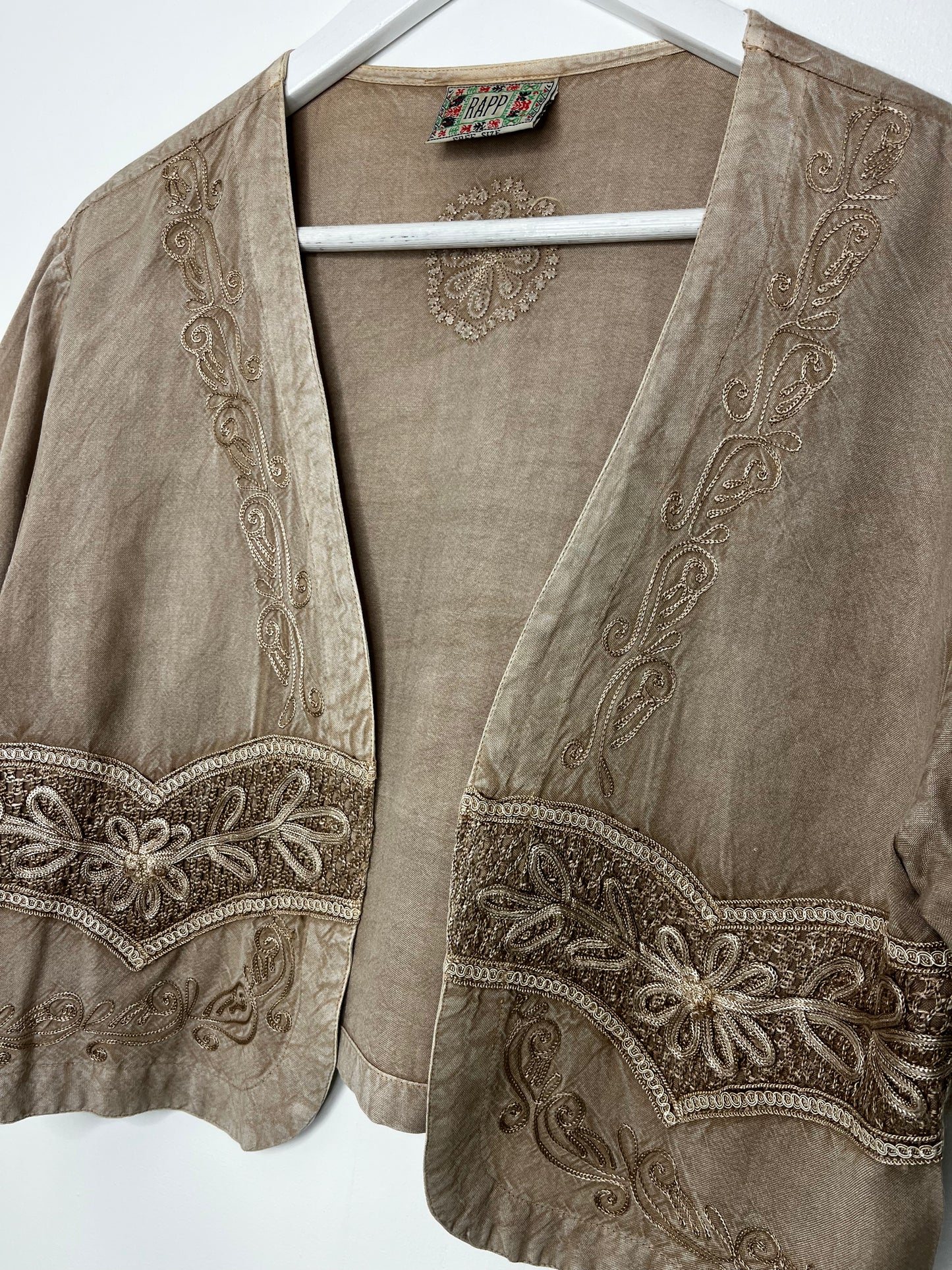 Vintage Boho Buttonless Blouse
